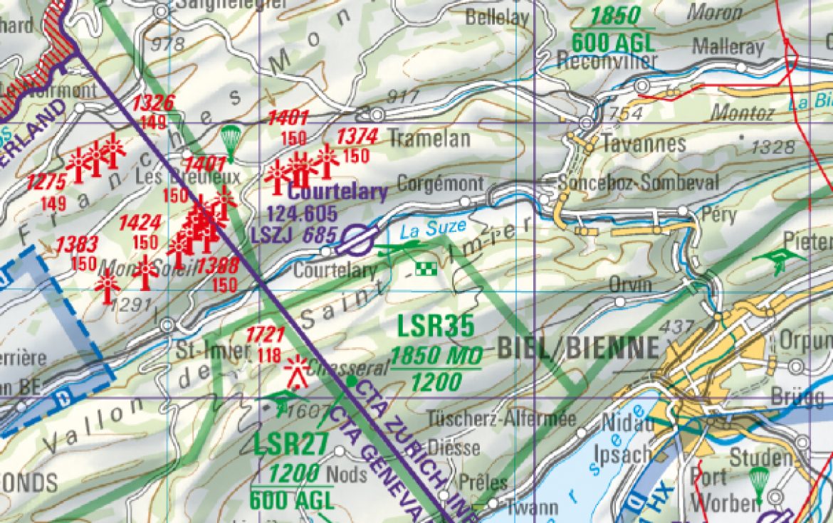 Espace Aérien du vallon de Saint Imier